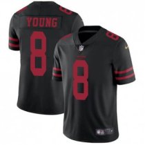 Nike 49ers -8 Steve Young Black Alternate Stitched NFL Vapor Untouchable Limited Jersey