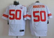 Nike Kansas City Chiefs #50 Justin Houston Houston White Men's Stitched NFL Elite Jersey