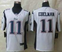 Nike New England Patriots -11 Julian Edelman White Stitched NFL Game Jersey