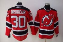 New Jersey Devils -30 Martin Brodeur Stitched Red NHL Jersey