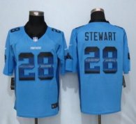 Nike Carolina Panthers -28 Jonathan Stewart Blue Alternate Stitched NFL Limited Strobe Jersey