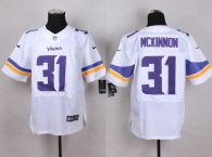 Nike Minnesota Vikings #31 Jerick McKinnon White Men's Stitched NFL Elite Jersey