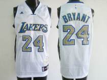 Los Angeles Lakers -24 Kobe Bryant Stitched White City Style NBA Jersey