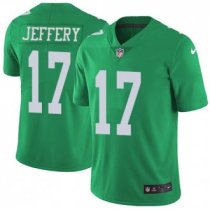 Nike Eagles -17 Alshon Jeffery Green Stitched NFL Limited Rush Jersey