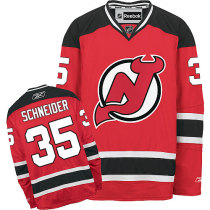 New Jersey Devils -35 Cory Schneider Red Stitched NHL Jersey