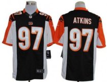 Nike Bengals -97 Geno Atkins Black Team Color Stitched NFL Limited Jersey