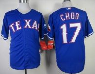 Texas Rangers #17 Shin-Soo Choo Blue Cool Base Stitched MLB Jersey