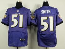 Nike Ravens -51 Daryl Smith Purple Team Color Men's Stitched NFL New Elite Jersey