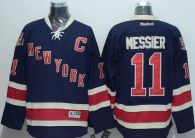New York Rangers -11 Mark Messier Dark Blue Third Stitched NHL Jersey