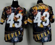 Nike Pittsburgh Steelers #43 Troy Polamalu Team Color Men's Stitched NFL Elite Fanatical Version Jer