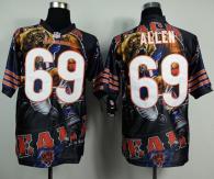 Nike Bears -69 Jared Allen Team Color Men's Stitched NFL Elite Fanatical Version Jersey