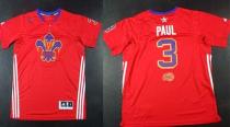 Los Angeles Clippers -3 Chris Paul Red 2014 All Star Stitched NBA Jersey
