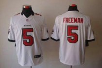 Nike Buccaneers -5 Josh Freeman White Stitched NFL Limited Jersey
