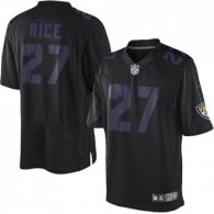 Nike Ravens -27 Ray Rice Black Stitched NFL Impact Limited Jersey