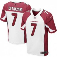 Nike Arizona Cardinals -7 Catanzaro Jersey White Elite Road Jersey