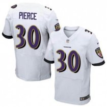 Nike Baltimore Ravens -30 Bernard Pierce White NFL New Elite Jersey