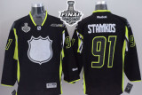 Tampa Bay Lightning -91 Steven Stamkos Black 2015 All Star 2015 Stanley Cup Stitched NHL Jersey