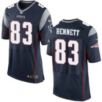 Nike Patriots -83 Martellus Bennett Navy Blue Team Color Stitched NFL Elite Jersey