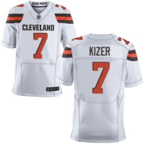 Nike Browns -7 DeShone Kizer White Stitched NFL New Elite Jersey