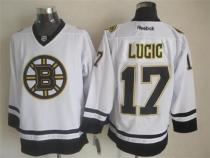 Boston Bruins -17 Milan Lucic White Fashion Stitched NHL Jersey
