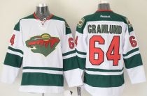 Minnesota Wild -64 Mikael Granlund White Stitched NHL Jersey