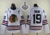 Chicago Blackhawks -19 Jonathan Toews White 2015 Winter Classic 2015 Stanley Cup Stitched NHL Jersey
