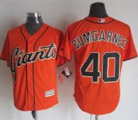 San Francisco Giants #40 Madison Bumgarner Orange Alternate New Cool Base Stitched MLB Jersey
