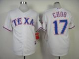 Texas Rangers #17 Shin-Soo Choo White Cool Base Stitched MLB Jersey