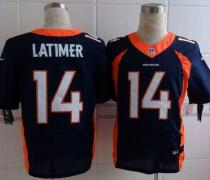 Nike Denver Broncos #14 Cody Latimer Navy Blue Alternate Men's Stitched NFL New Elite Jersey