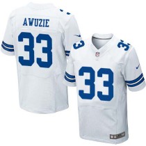 Nike Cowboys -33 Chidobe Awuzie White Stitched NFL Elite Jersey