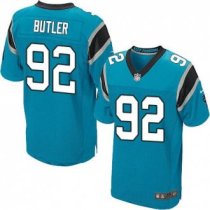 Nike Panthers -92 Vernon Butler Blue Alternate Stitched NFL Elite Jersey