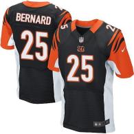 Nike Bengals -25 Giovani Bernard Black Team Color Men's Stitched NFL Elite Jersey