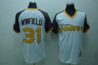 Mitchell and Ness San Diego Padres #31 Dave Winfield Stitched White Throwback MLB Jersey