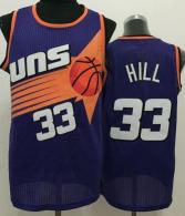 Phoenix Suns -33 Grant Hill Purple Throwback Stitched NBA Jersey