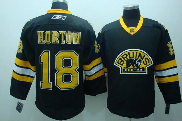 Boston Bruins -18 Horton Stitched Black Third NHL Jersey