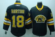 Boston Bruins -18 Horton Stitched Black Third NHL Jersey