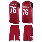 Cardinals -76 Mike Iupati Red Team Color Stitched NFL Limited Tank Top Suit Jersey