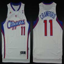 Los Angeles Clippers -11 Jamal Crawford White Home Stitched NBA Jersey