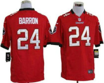 Nike Buccaneers -24 Mark Barron Red Team Color Stitched NFL Game Jersey
