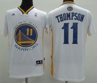 Revolution 30 Golden State Warriors -11 Klay Thompson White Alternate Stitched NBA Jersey