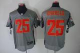 Nike Kansas City Chiefs #25 Jamaal Charles Grey Shadow Men's Stitched NFL Elite Jersey