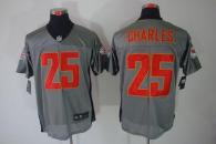 Nike Kansas City Chiefs #25 Jamaal Charles Grey Shadow Men's Stitched NFL Elite Jersey