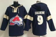 Colorado Avalanche -9 Matt Duchene Blue Pullover NHL Hoodie