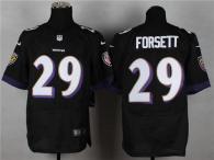 Nike Ravens -29 Justin Forsett Black Alternate Men's Stitched NFL New Elite Jersey