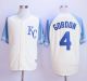 Kansas City Royals -4 Alex Gordon Cream Exclusive Vintage Stitched MLB Jersey