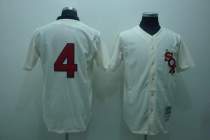 Mitchell and Ness Chicago White Sox -4 Luke Appling Stitched Cream Throwback MLB Jersey