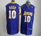Los Angeles Lakers -10 Steve Nash Purple Road Revolution 30 Stitched NBA Jersey