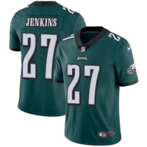 Nike Eagles -27 Malcolm Jenkins Midnight Green Team Color Stitched NFL Vapor Untouchable Limited Jer
