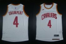 Revolution 30 Cleveland Cavaliers -4 Iman Shumpert White Stitched NBA Jersey
