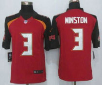 Nike Tampa Bay Buccaneers -3 Jameis Winston Red Team Color Stitched NFL New Limited Jersey